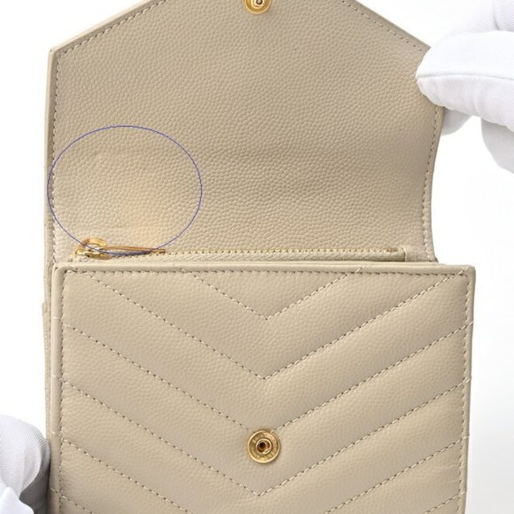 Saint Laurent Monogram Trifold Wallet 403943BOW019607 - Picture 5 of 10